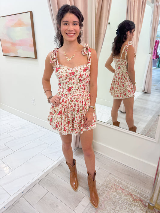 Regal Romper Southern Roses