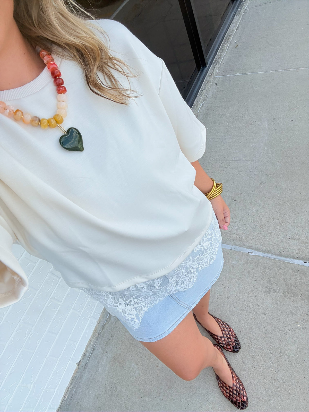 Lace and Wine Blouse