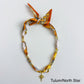 Gold Spacer Scarf Necklace