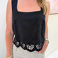 ZS Charlene Embroidered Linen Top