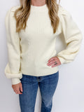 Rebecca Ribbed Twist Detail Sweater