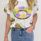 King Cake All Over Sequin Tee