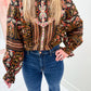 Cassidy Ruffle Floral Blouse