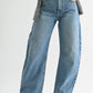 The Classic Barrel Jean Med. Denim