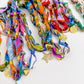 Knotted Scarf Necklace-Puffy Heart
