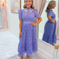 Just the Beginning Lace Midi Dress