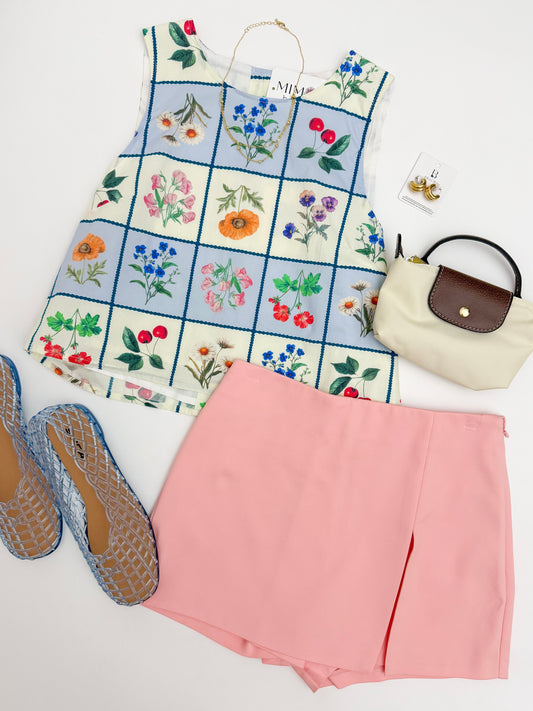 High Side Slit Skort