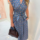 Blue Garden Maxi Dress