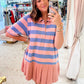 Walk Out Striped Mini Dress