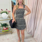 Leo Jacquard Mini Dress