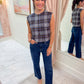 Alessa Plaid Top