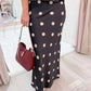 Parisian Dot Midi Skirt