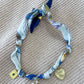 Caroline Multi Charm Scarf Necklace
