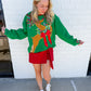 Rhinestone Rudolph Wreath Sweatshirt