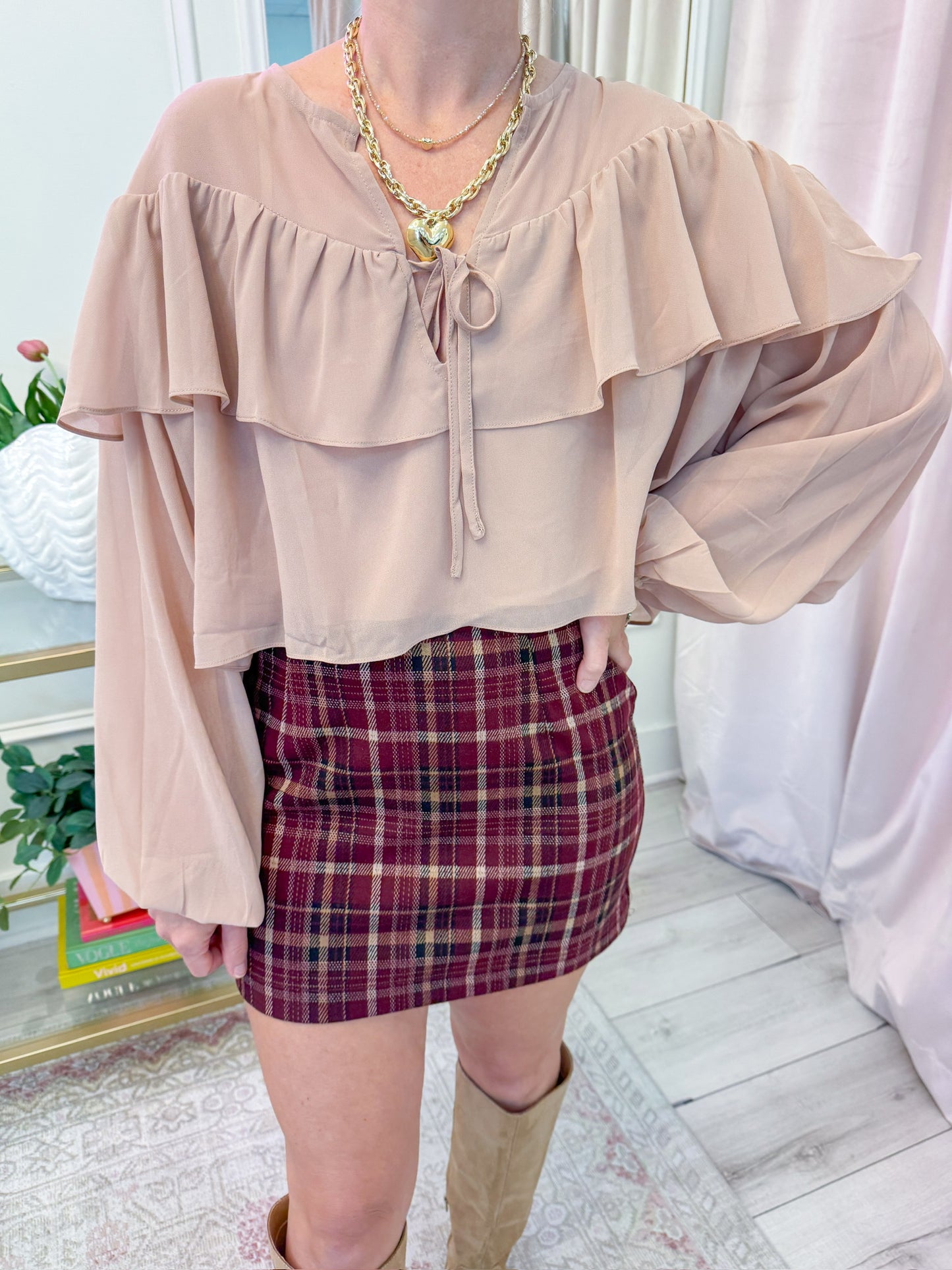 Galavant Ruffled Blouse