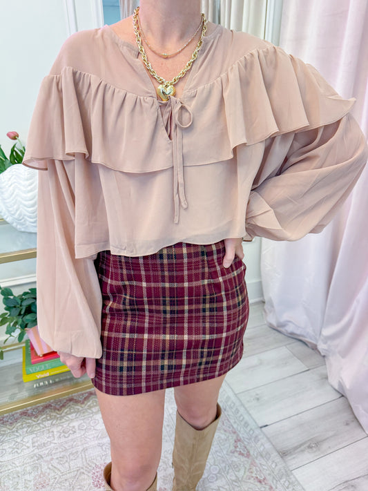 Galavant Ruffled Blouse