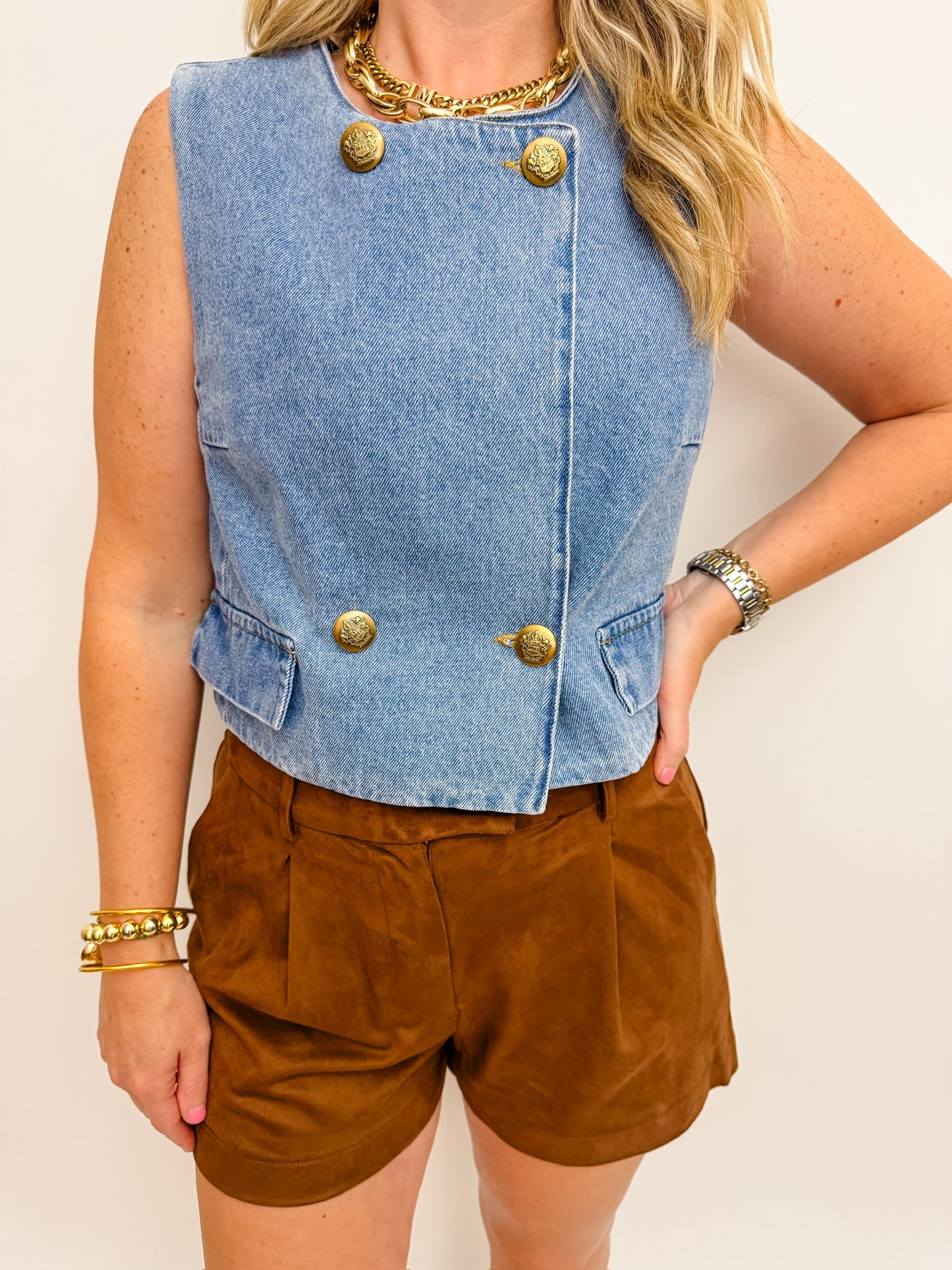 Brea Denim Vest