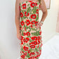 Ivy 3D Floral Midi Dress