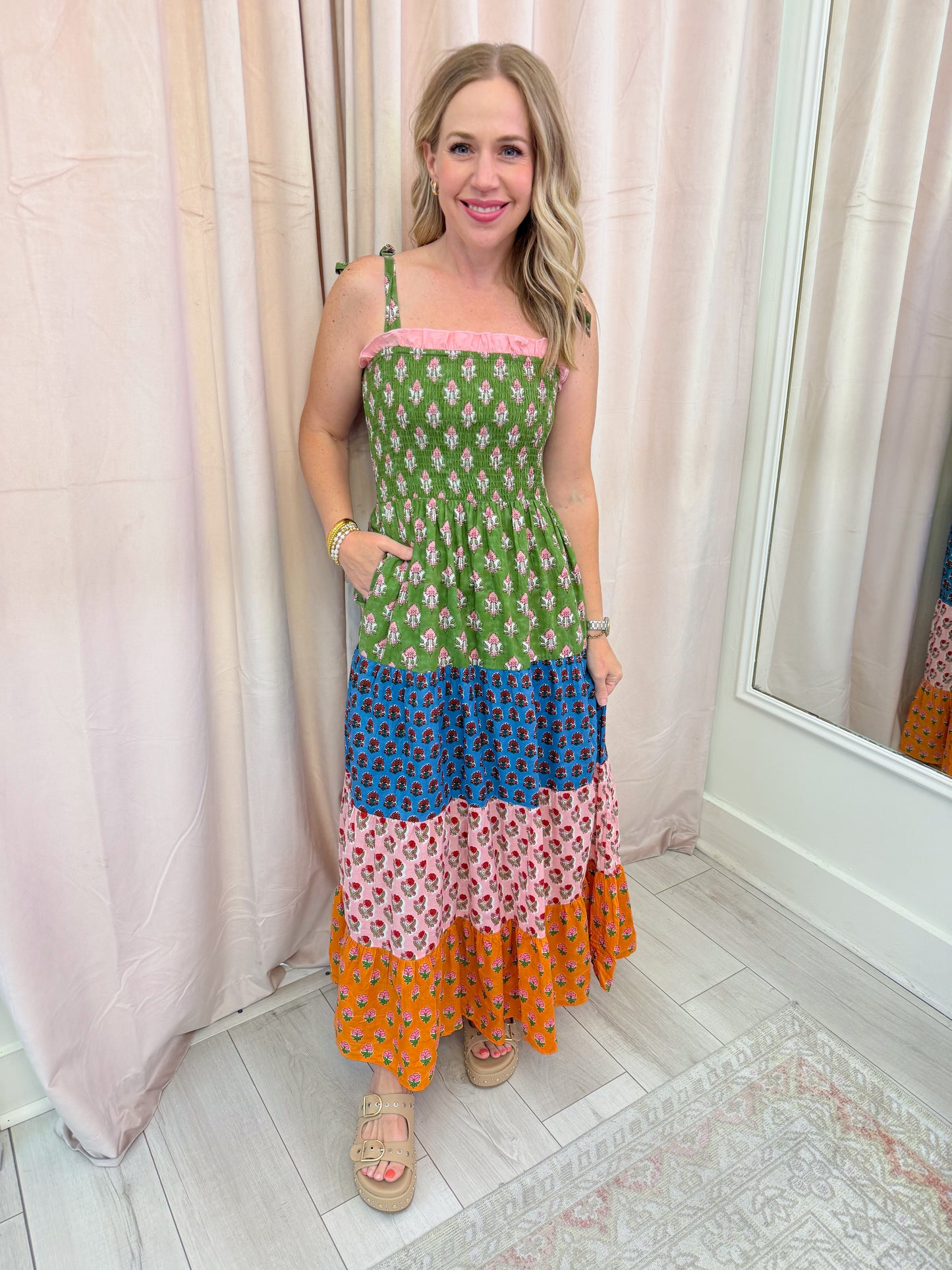 Charlie Tiered Midi Dress