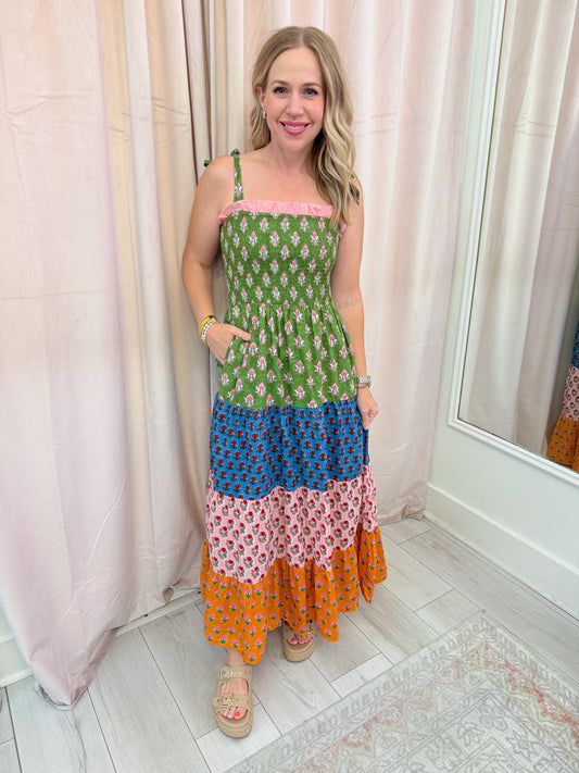 Charlie Tiered Midi Dress