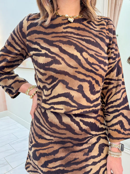 Untamed LS Crop Blouse