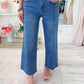 Olivia High Rise Twist Wide Leg Jean