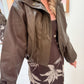 Charlie Faux Leather Balloon Jacket