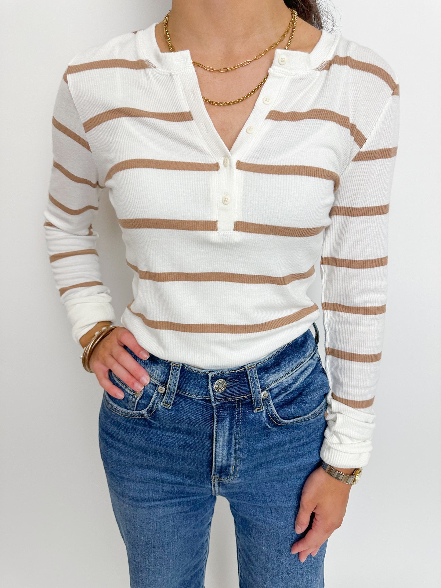 ZS Scarlett Rib Henley