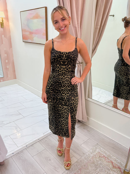 Giselle Midi Dress Hot Spots