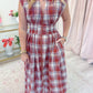 Apple Cider Plaid Midi Dress
