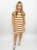 Run Around Stripe Mini Dress