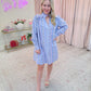 French Vine Floral Ruffle Dress
