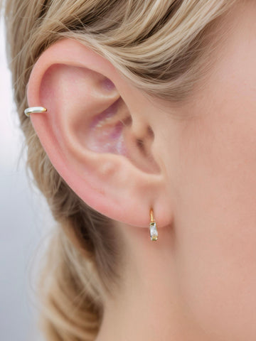 FB Ray of Light Huggie Hoops