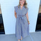Coastal Strip Maxi Dress