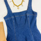 Nadine Denim Bubble Dress