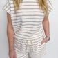 Striped Terry Knit Top