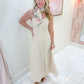 ZS Angel Eyes Textured Midi Dress