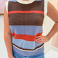 Campfire Stripe Sweater Vest