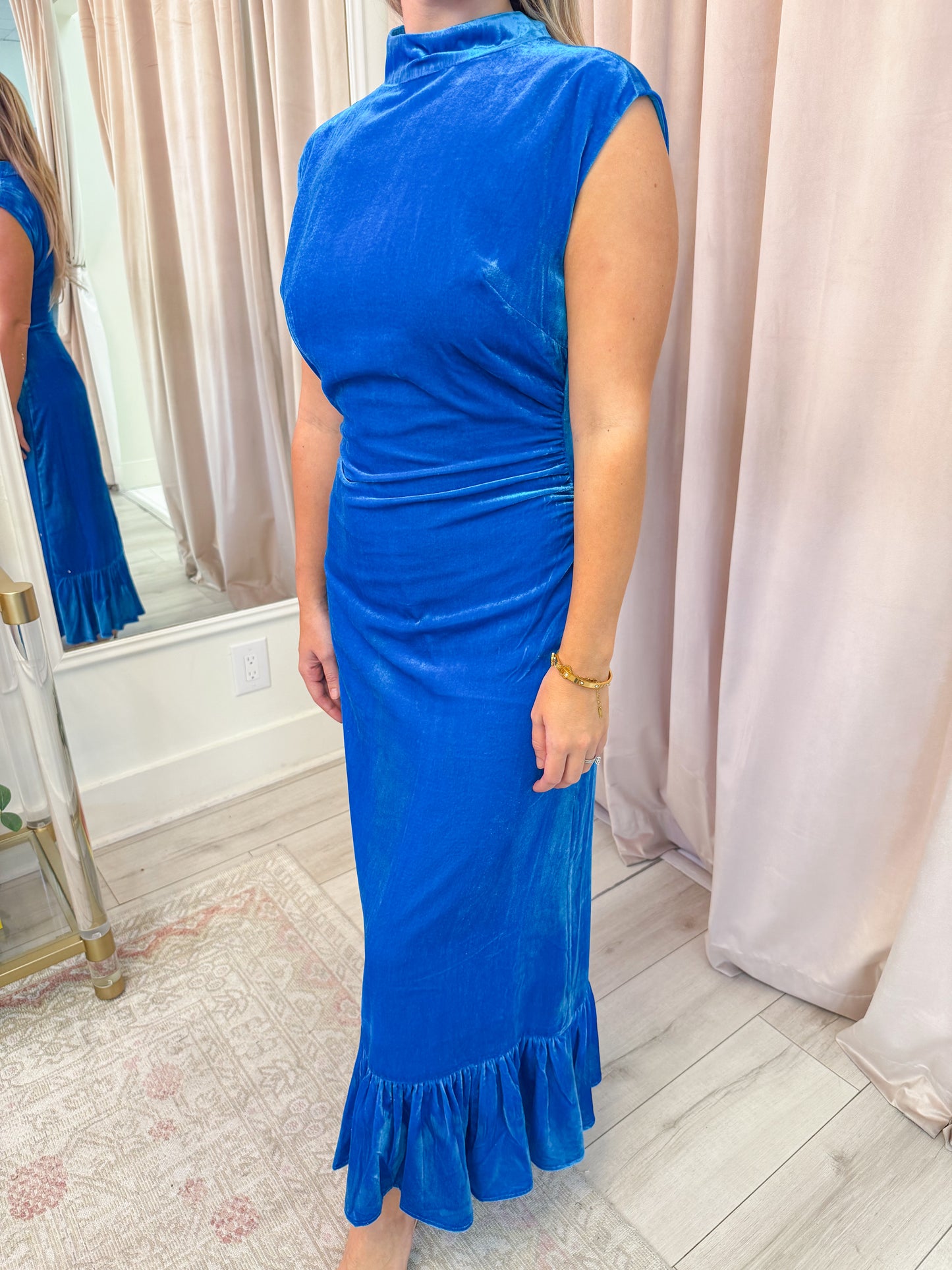 Estelle Dress Sapphire