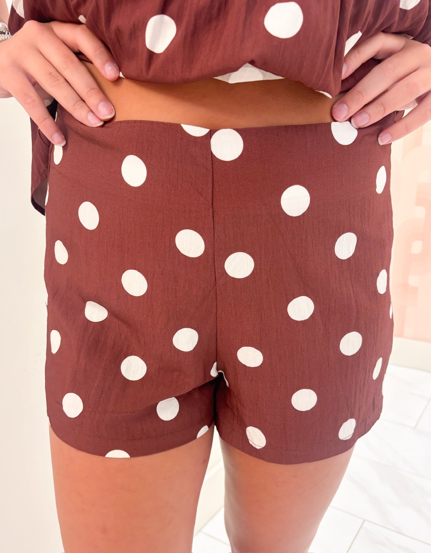 Cocoa Dot Shorts
