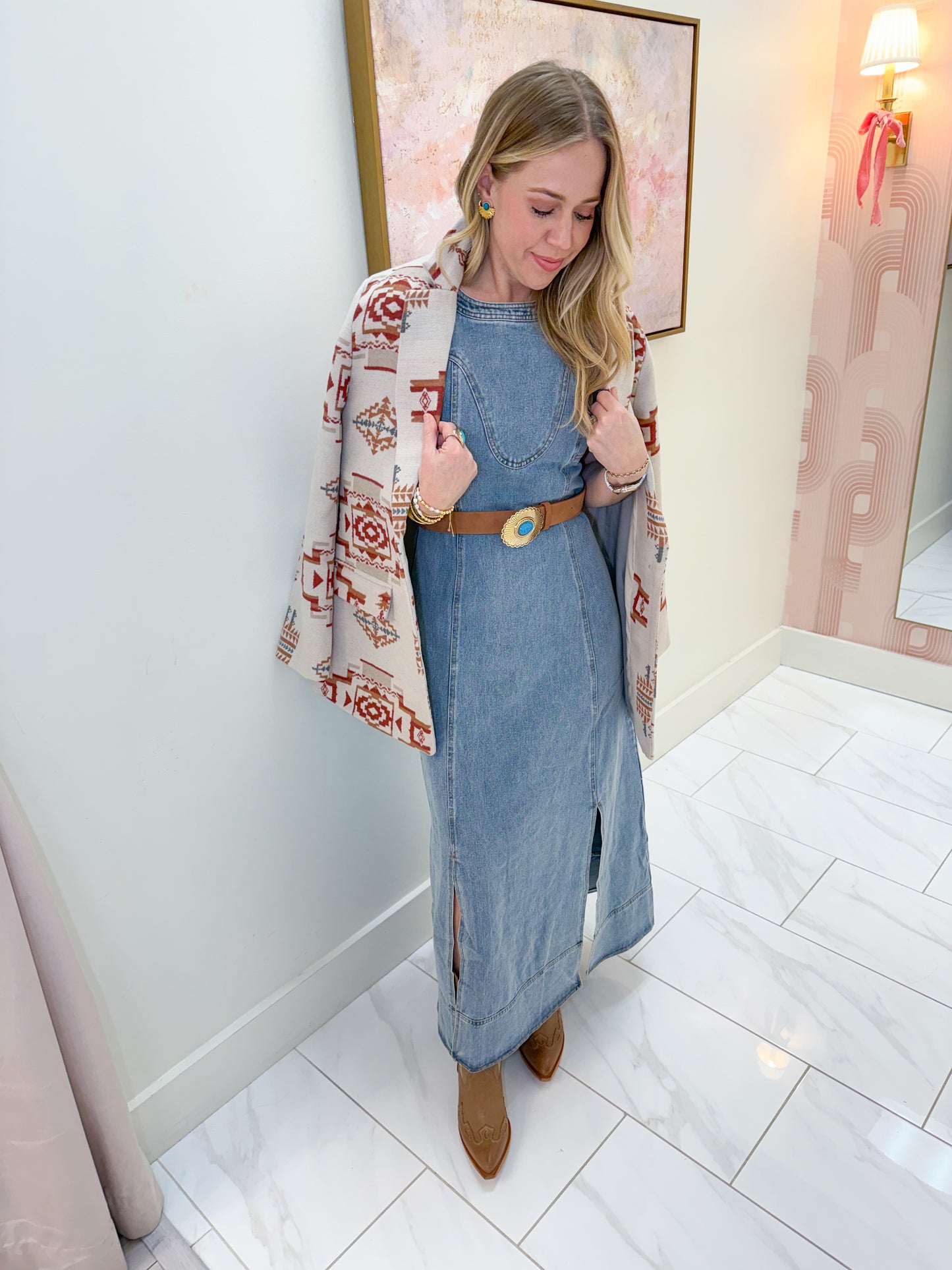 Outlaw Denim Maxi Dress