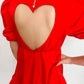 Endless Love Heart Cut Out Mini Dress