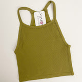 Knock Out Halter Seamless Tank