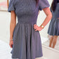 Frankie Smocked Mini Dress