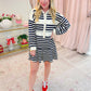 Channing Rugby Stripe Mini Dress
