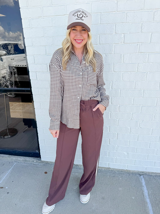 ZS River Plaid Button Up