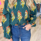 Verde Blooms Blouse