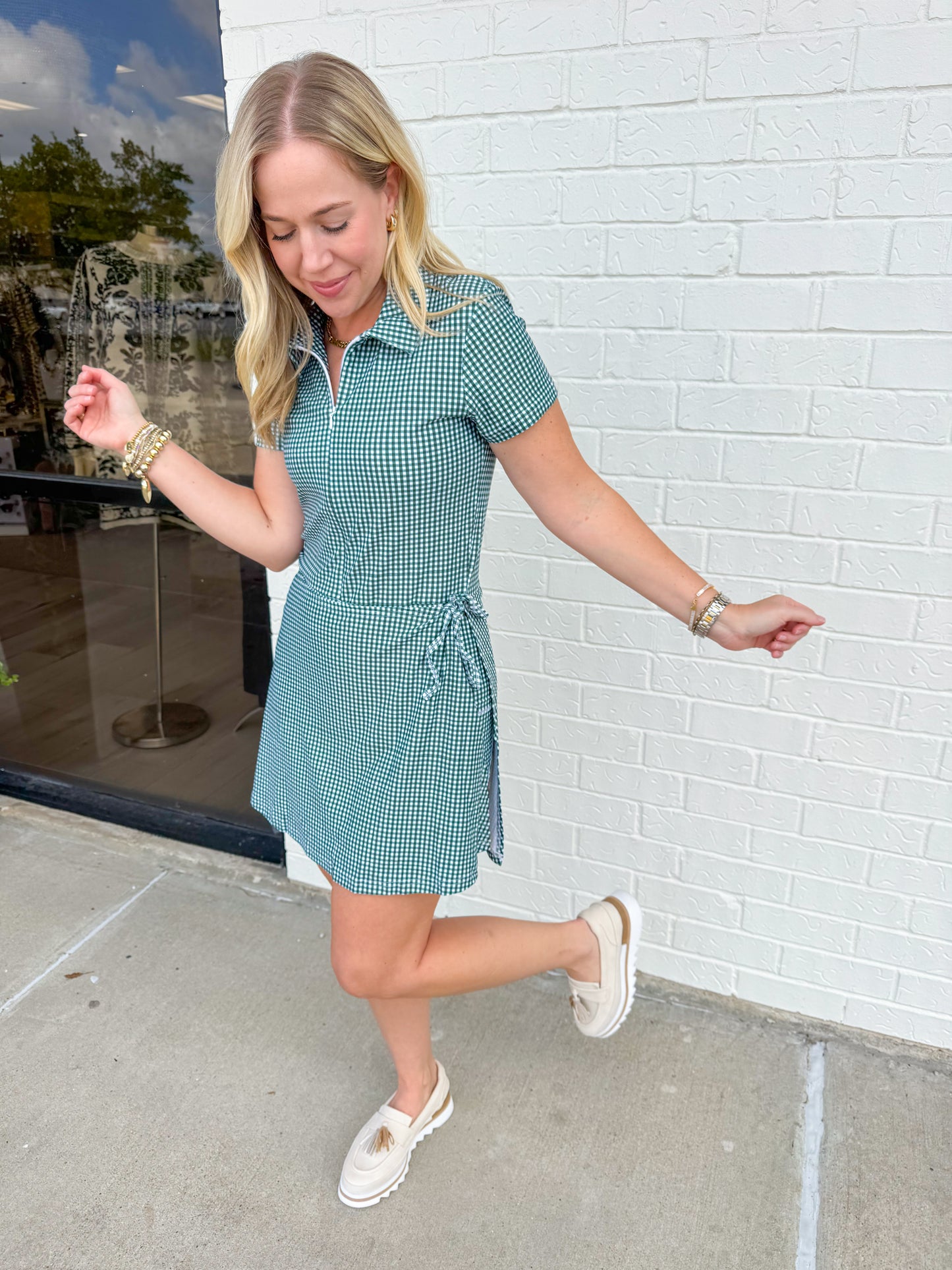 The Ivy Dress Rosemary Gingham