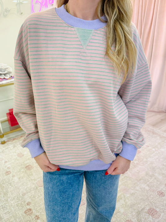 Skipper Striped Sweatshirt