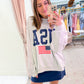 USA Reversible Mock Neck Sweatshirt